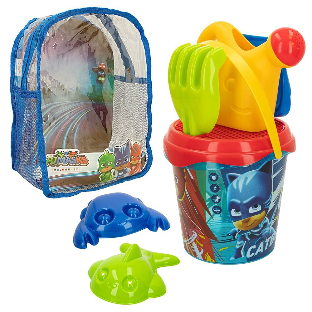 COLORBABY Set Cubo Beach With Accessories And Backpack Pj Masks