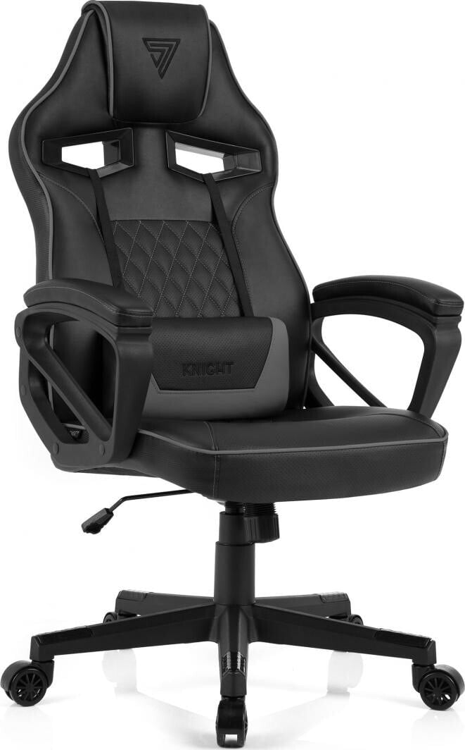 Игровое кресло  /  SENSE7 Knight black and blue armchair