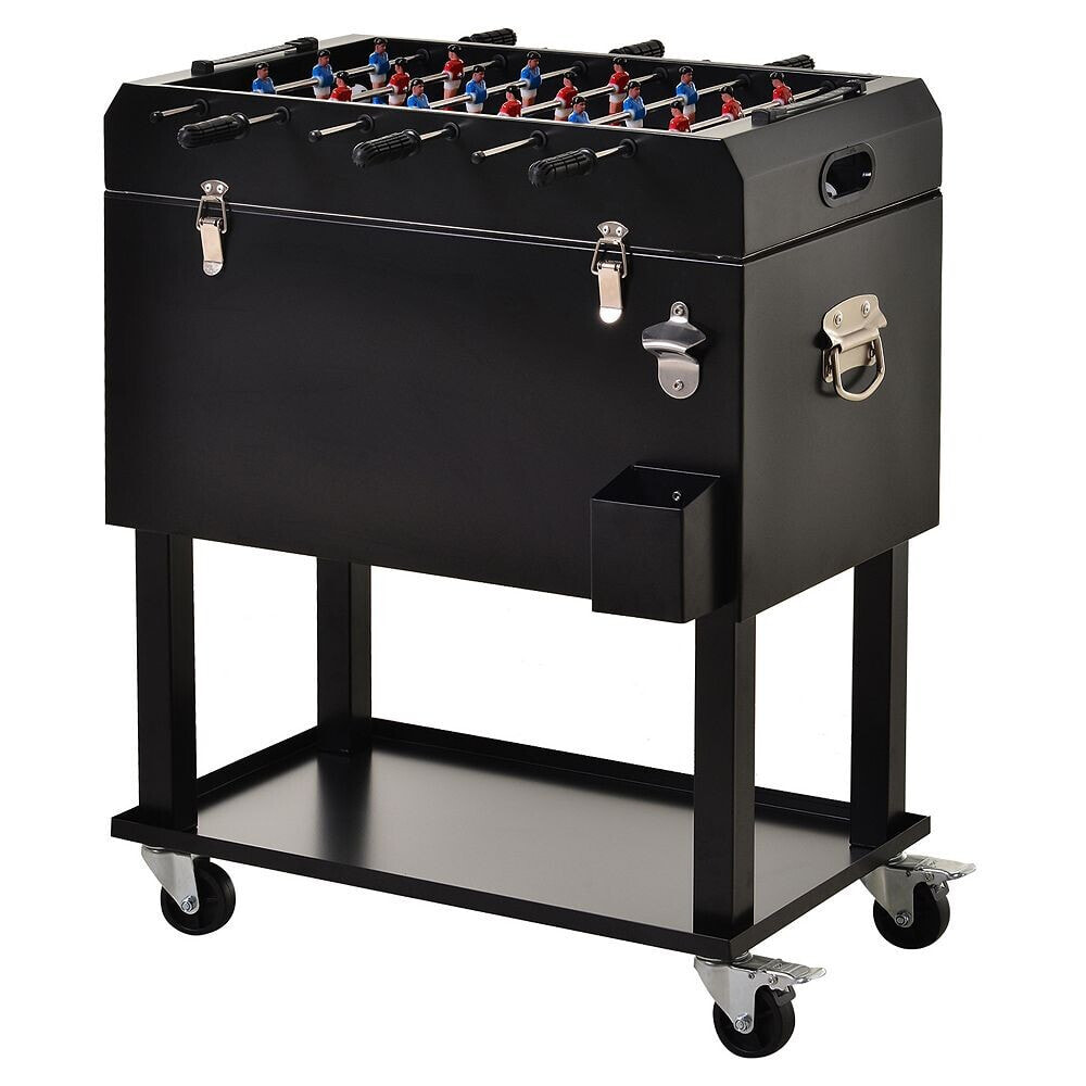 Simplie Fun deluxe 68QT Foosball Ice Chest Cart