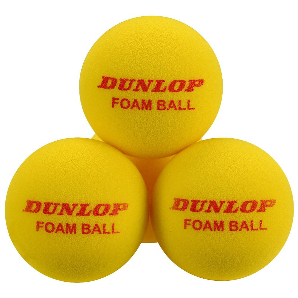 DUNLOP Indoor Foam Tennis Ball 12 Units
