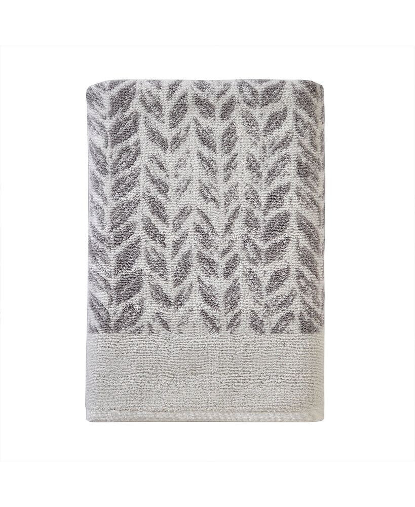 SKL Home distressed Leaves Turkish Cotton Bath Towel, 54