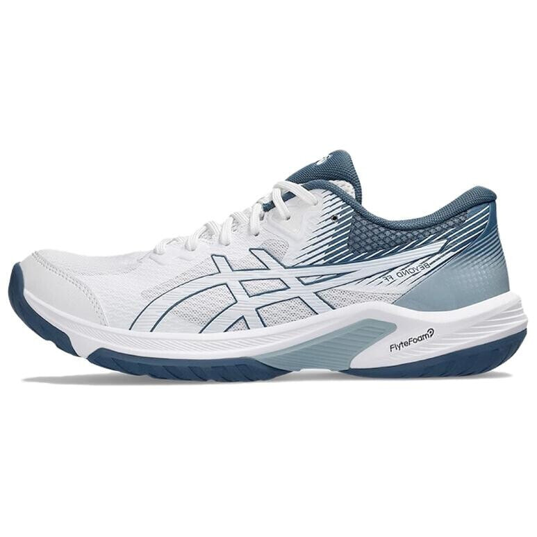 Asics Beyond FF Badminton Shoes Men Low-Top White/Blue