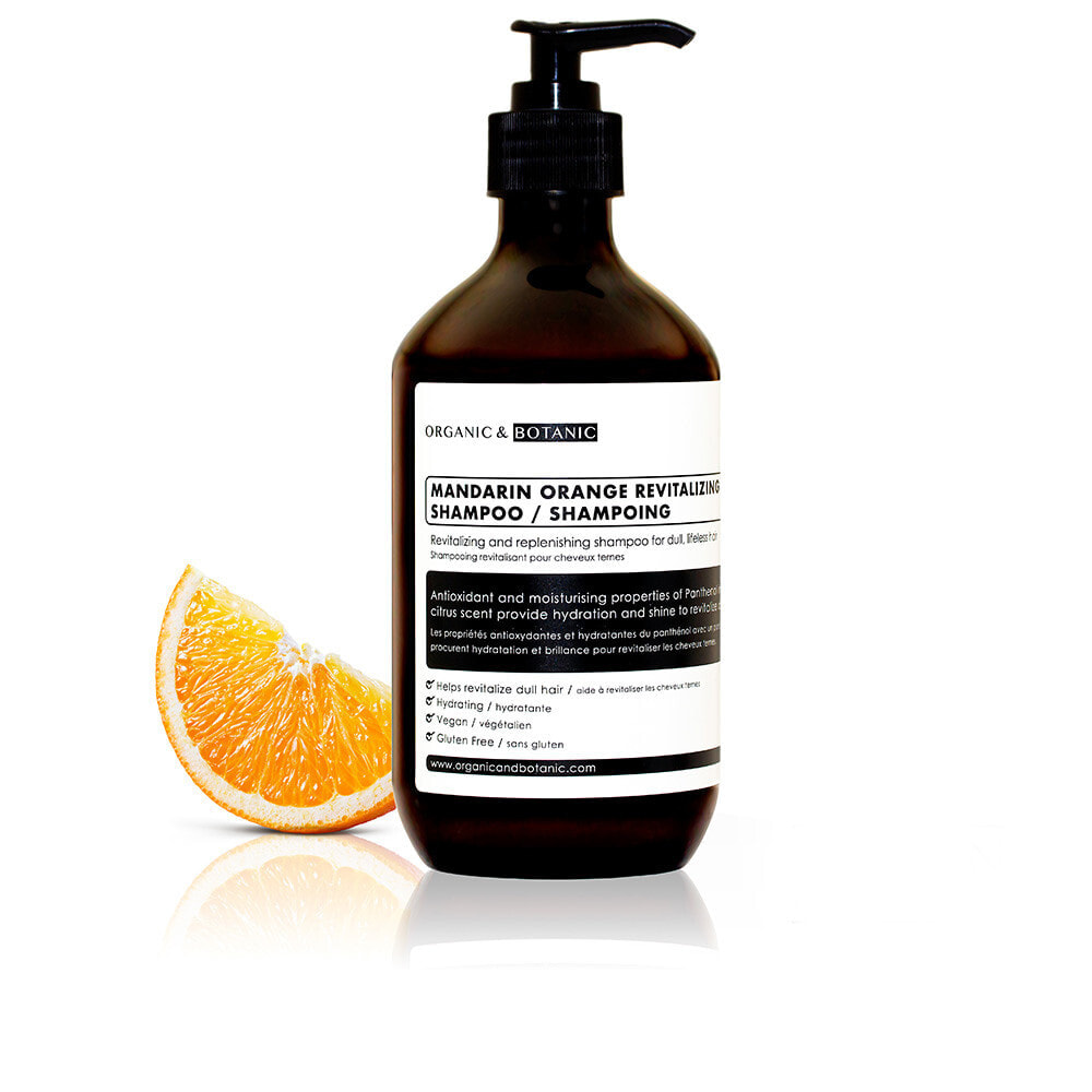 Organic & Botanic Mandarin&Orange Revitalizing Shampoo Мандариново-апельсиновый разглаживающий шампунь 500 мл