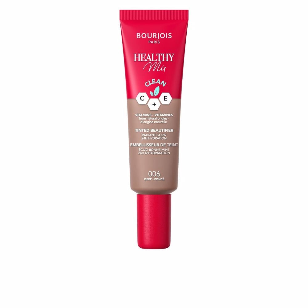 Bourjois Healthy Mix Tinted Beautifier No.006 Стойкий увлажняющий тональный крем с сияющим эффектом