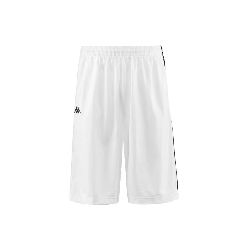 Мужские шорты спортивные белые футбольные Kappa Banda Treadwell Shorts M 3500920-A04
