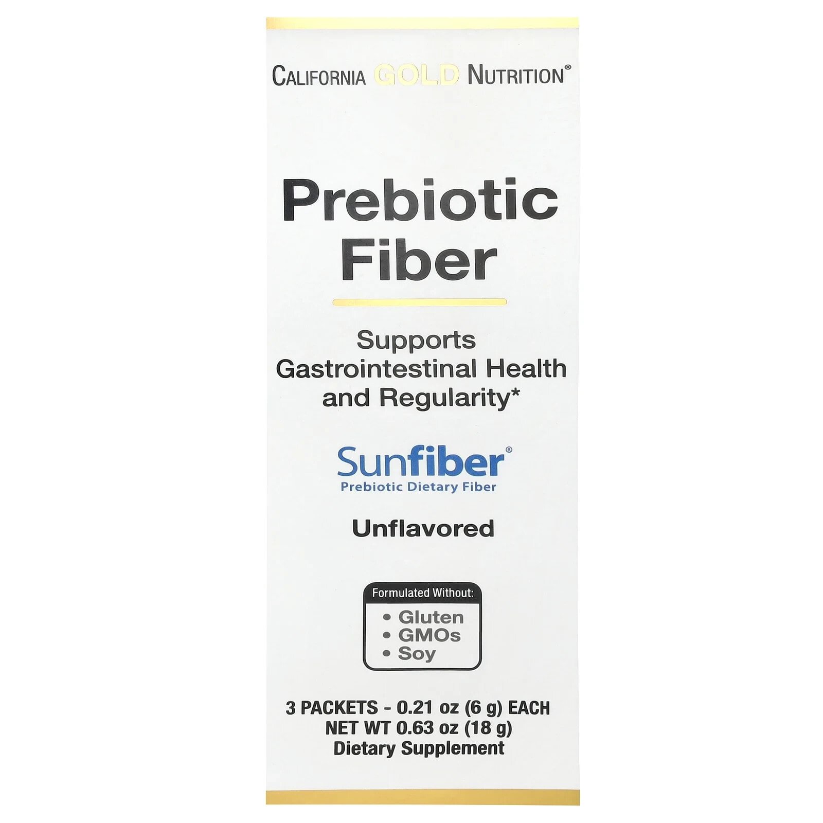 Prebiotic Fiber, 6.3 oz (180 g)