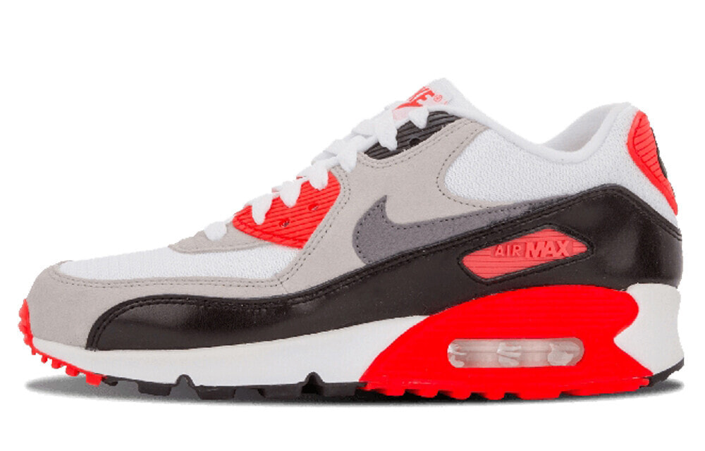 Nike Air Max 90 低帮 跑步鞋 GS 红灰 / Кроссовки Nike Air Max 90 GS 724882-100