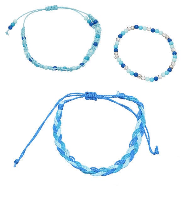 Браслет Troli Blue set of bracelets for children (3 pcs)