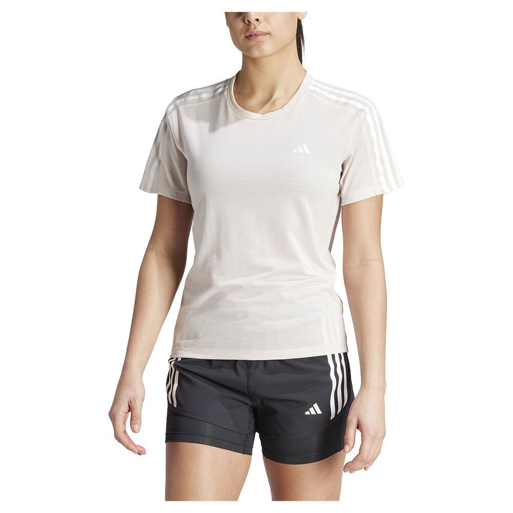 ADIDAS Own The Run Excite 3 Stripes Short Sleeve T-Shirt