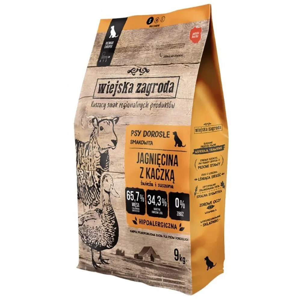 WIEJSKA ZAGRODA Lamb With Duck S dog food 9kg