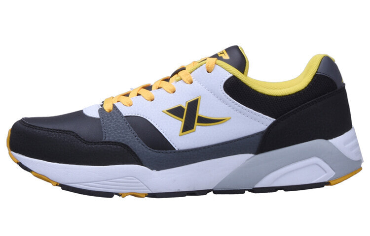 XTEP Casual Shoes Men Low-Top Black Yellow