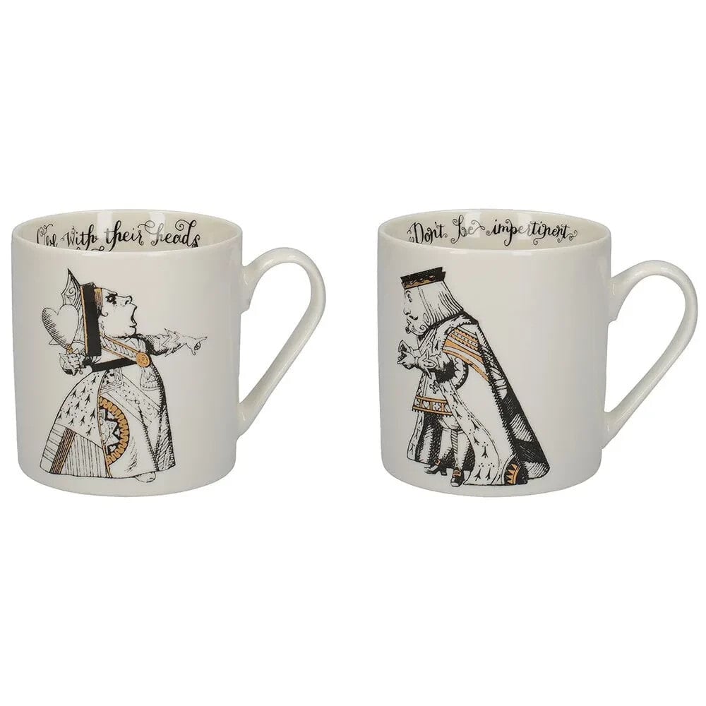 V AND A Alice In Wonderland His & Her Mug 350ml 2 units