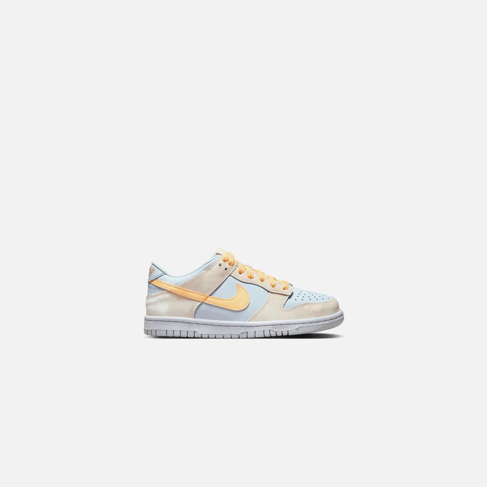 Nike GS Dunk Low - Pale Ivory / Melon Tint / Football Grey / White