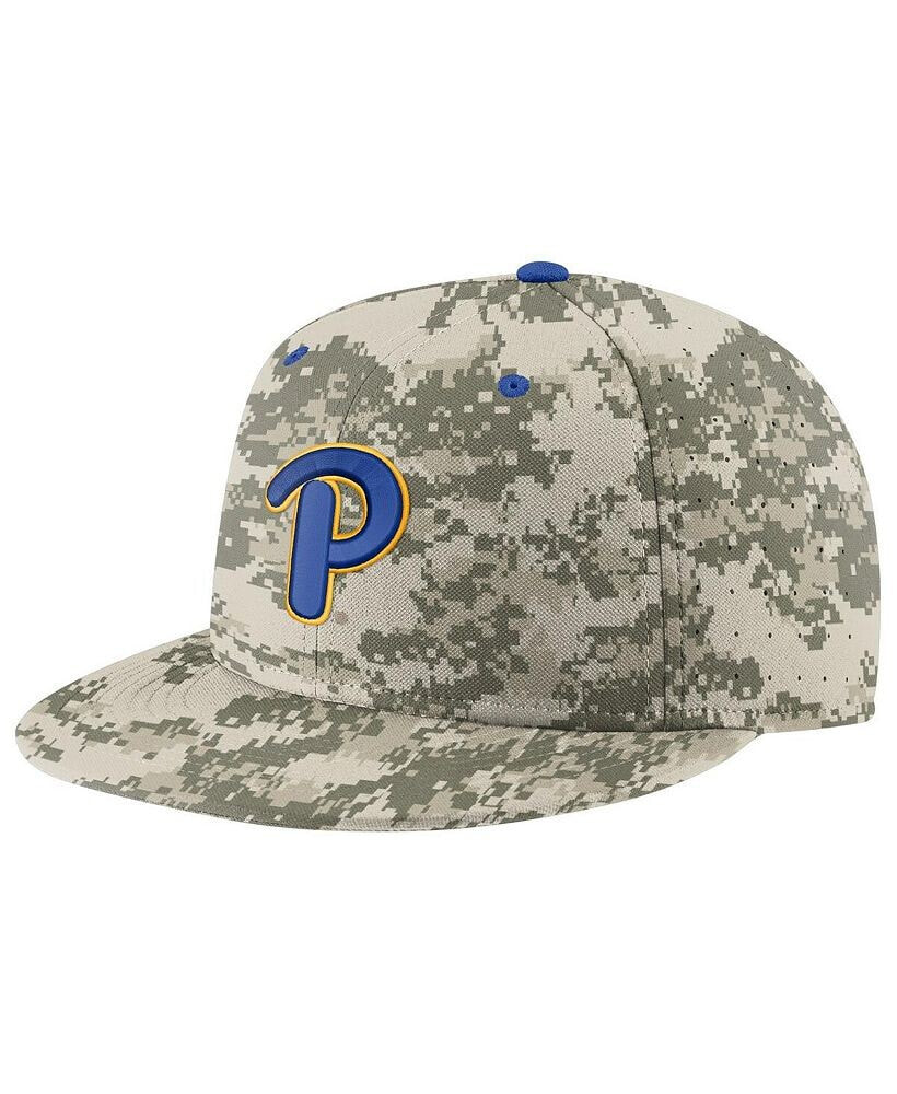 Nike men's Camo Pitt Panthers Aero True Baseball Performance Fitted Hat