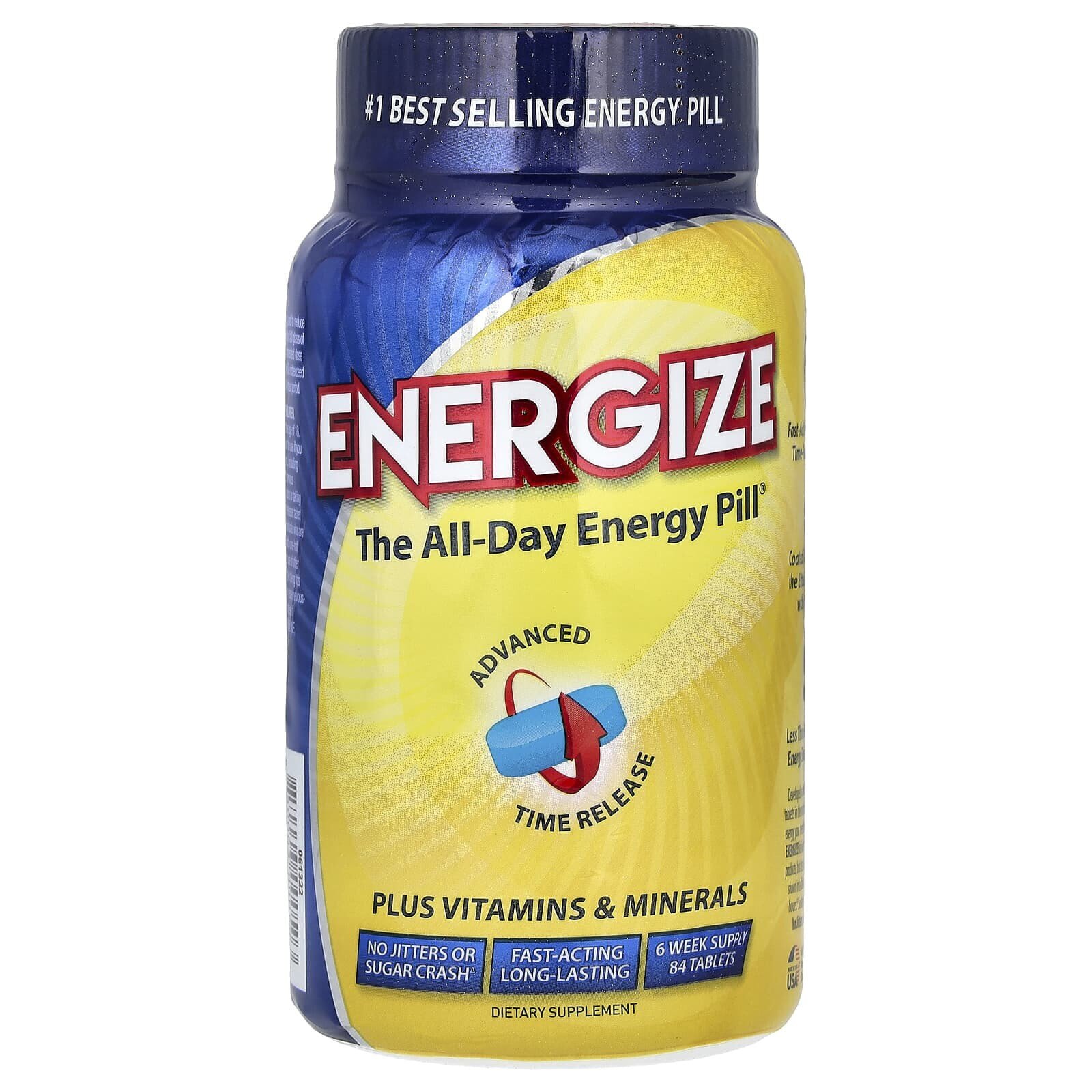 Energize, The All Day Energy Pill, 84 Tablets