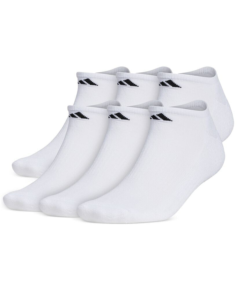 Men's No-Show Athletic Extended Size Socks, 6 Pack
