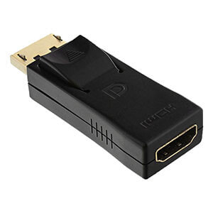 Kindermann 5809000082 кабельный разъем/переходник DisplayPort HDMI Черный