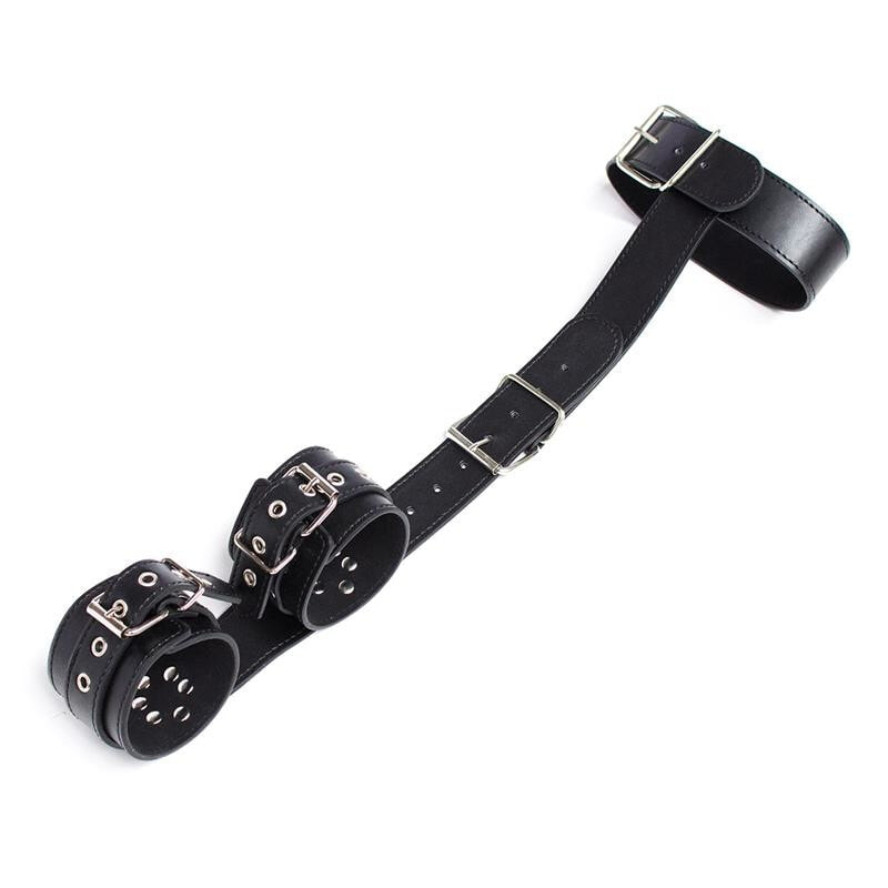 Утяжка, лассо или хомут для БДСМ FETISH ADDICT Collar with Restraints Adjustable Black