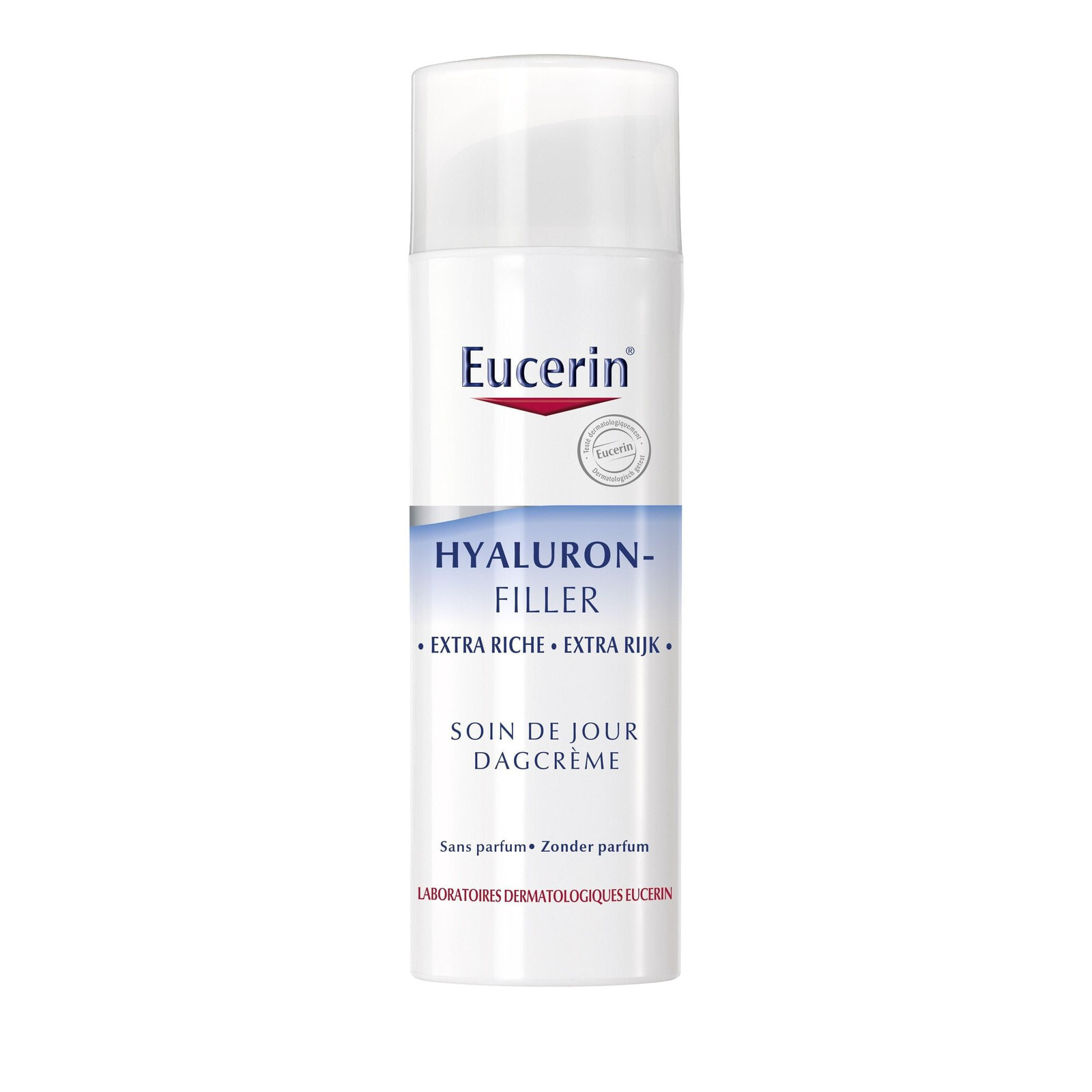 Eucerin Hyaluron-Filler Cream Extra Riche Насыщенный увлажняющий дневной крем для сухой и чувствительной кожи 50 мл