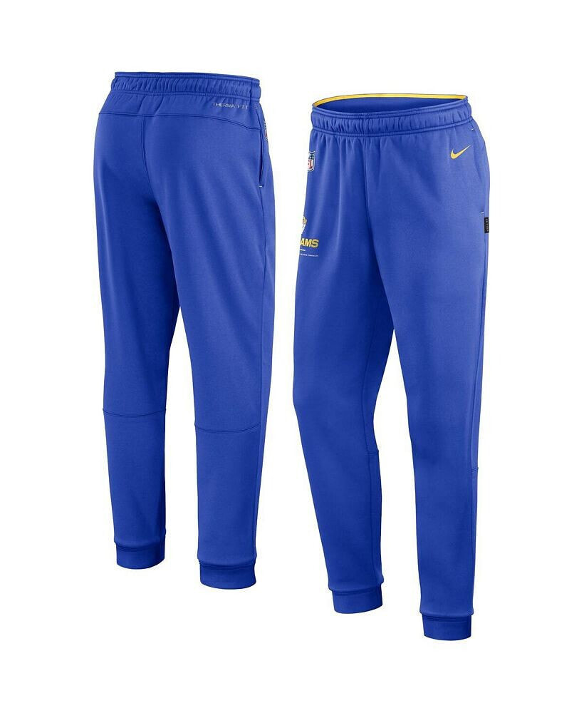 Nike men's Royal Los Angeles Rams Sideline Logo Performance Pants