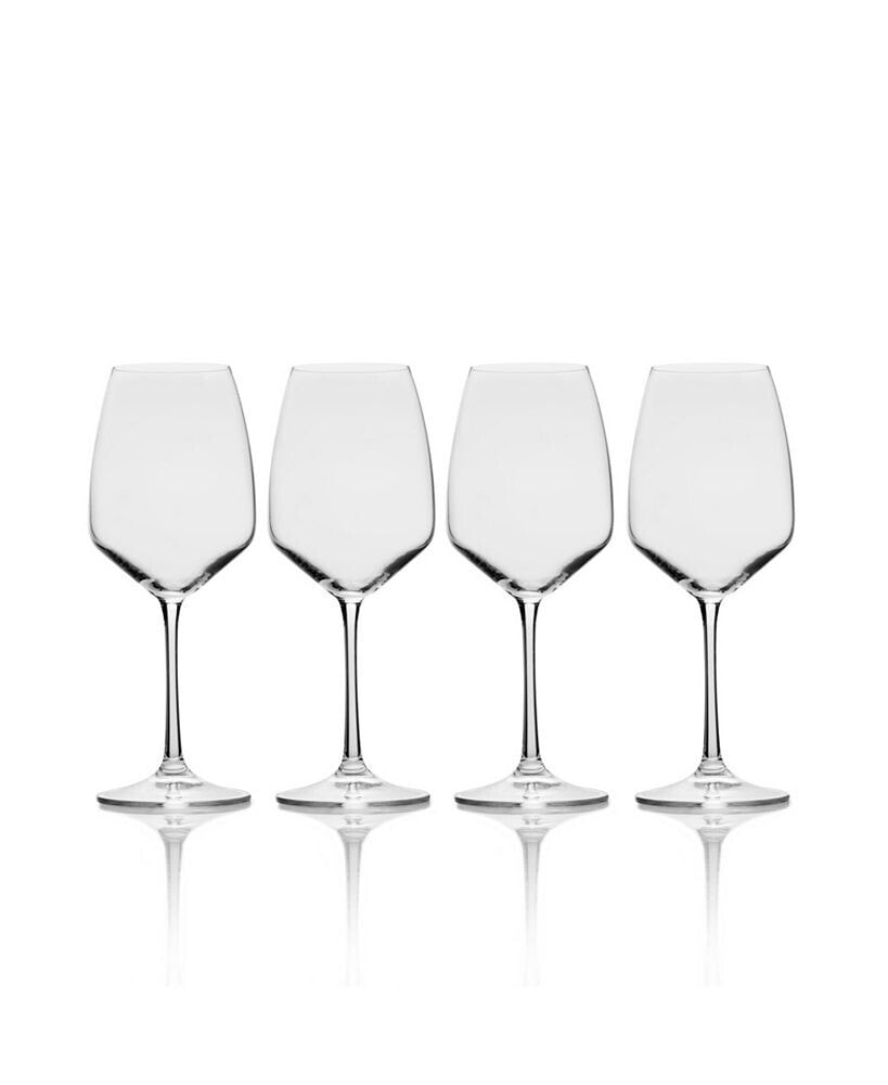 Mikasa melody White Wine Glass Set of 4, 15 oz