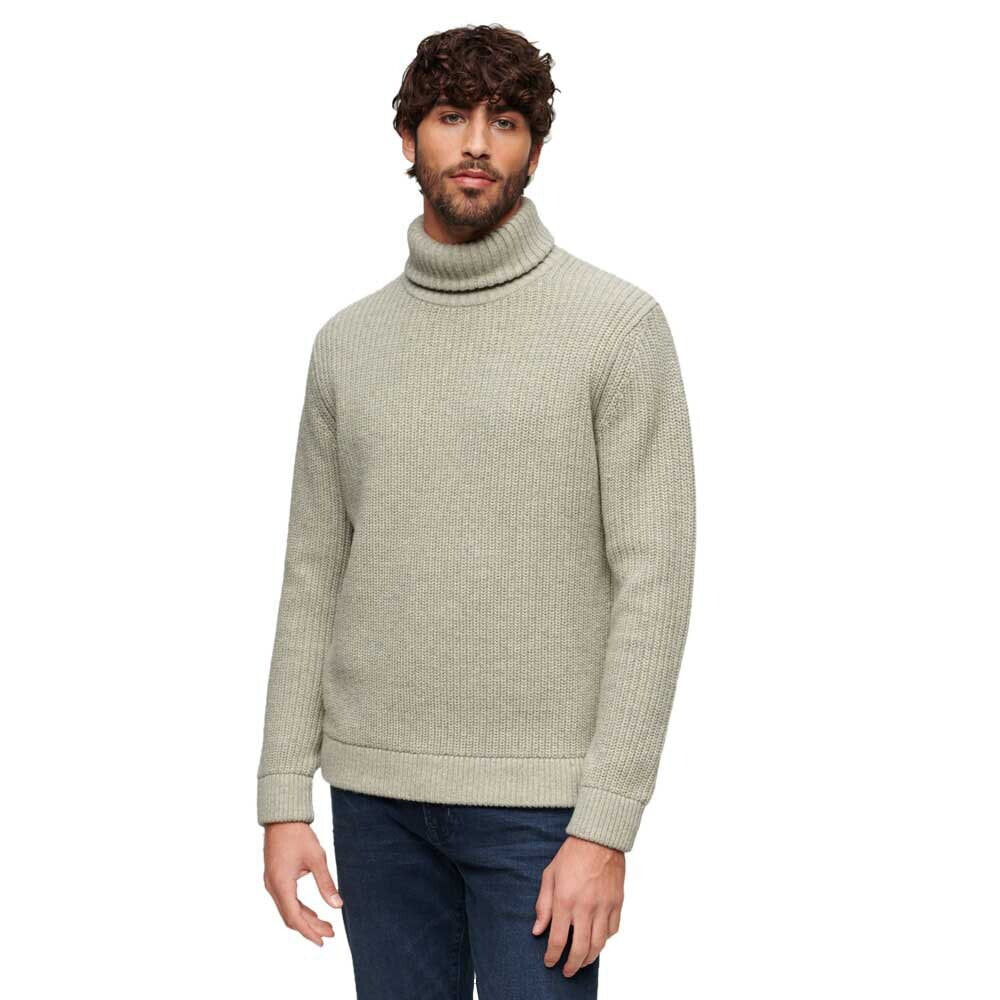 SUPERDRY Merchant Textured Roll Neck Sweater