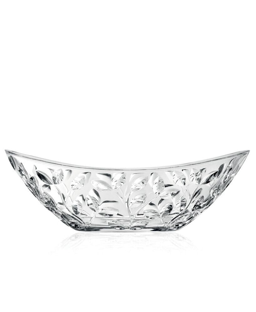 Lorren Home Trends rCR Laurus Crystal Oval Bowl