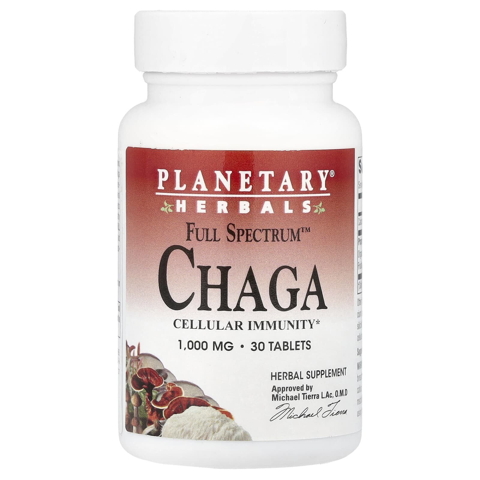 Full Spectrum™ Chaga, 1,000 mg, 60 Tablets