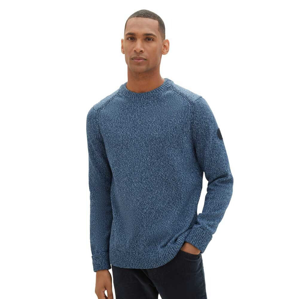 TOM TAILOR 1038246 Multicolor Knit Crew Neck Sweater