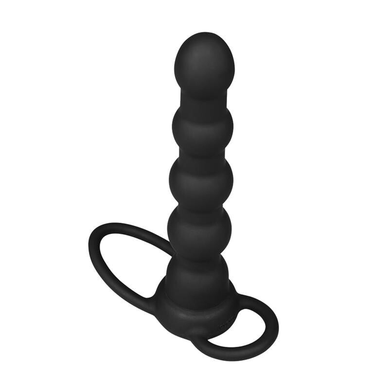 Плаг или анальная пробка LOVETOY Butt Plug Double Prober with Vibration Black