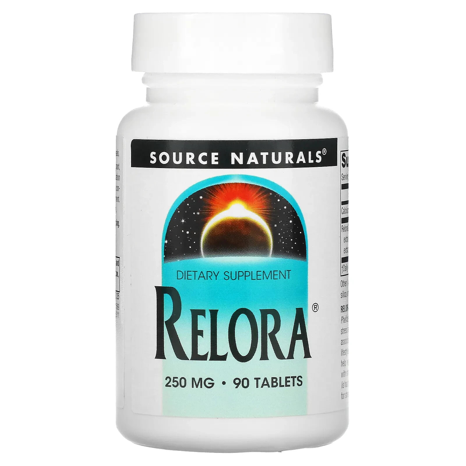 Relora, 250 mg, 90 Tablets