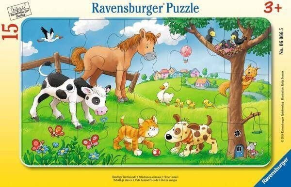 Ravensburger Puzzle 15 Miłośnicy słodkich zwierząt