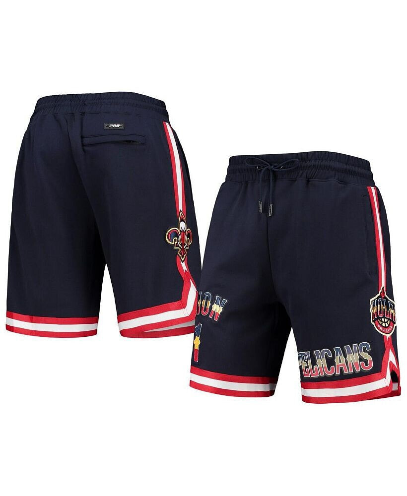Men's Zion Williamson Navy New Orleans Pelicans Team Logo Player Shorts