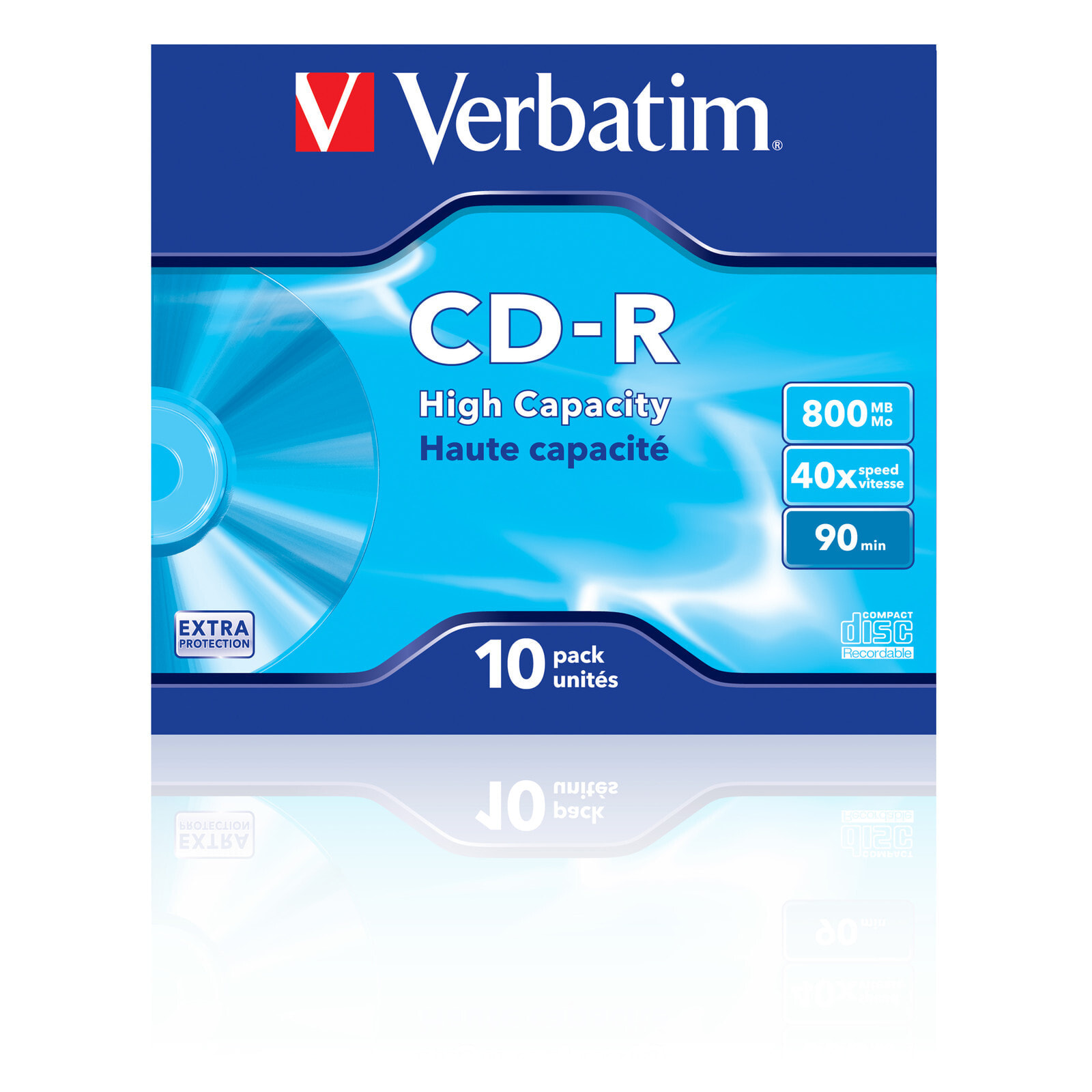 Verbatim 43428 чистые CD CD-R 800 MB 10 шт