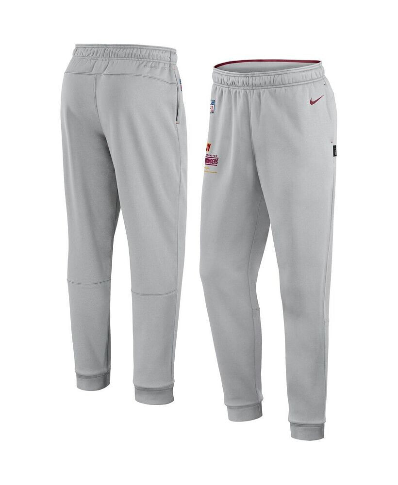 Nike men's Gray Washington Commanders Sideline Logo Performance Pants
