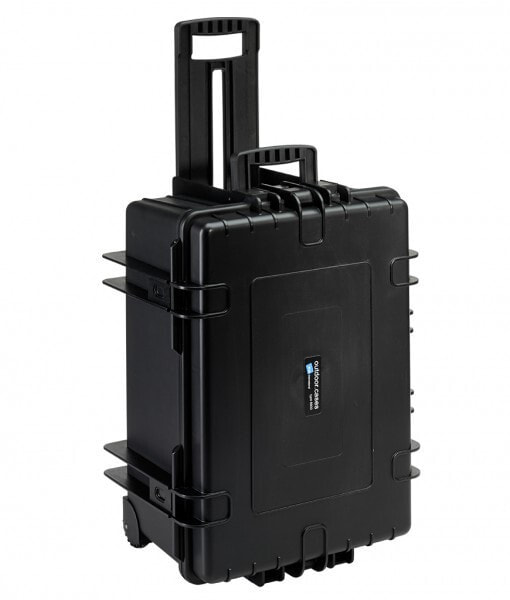 B&W 6800/B/SI портфель для оборудования Сумка-тележка Черный