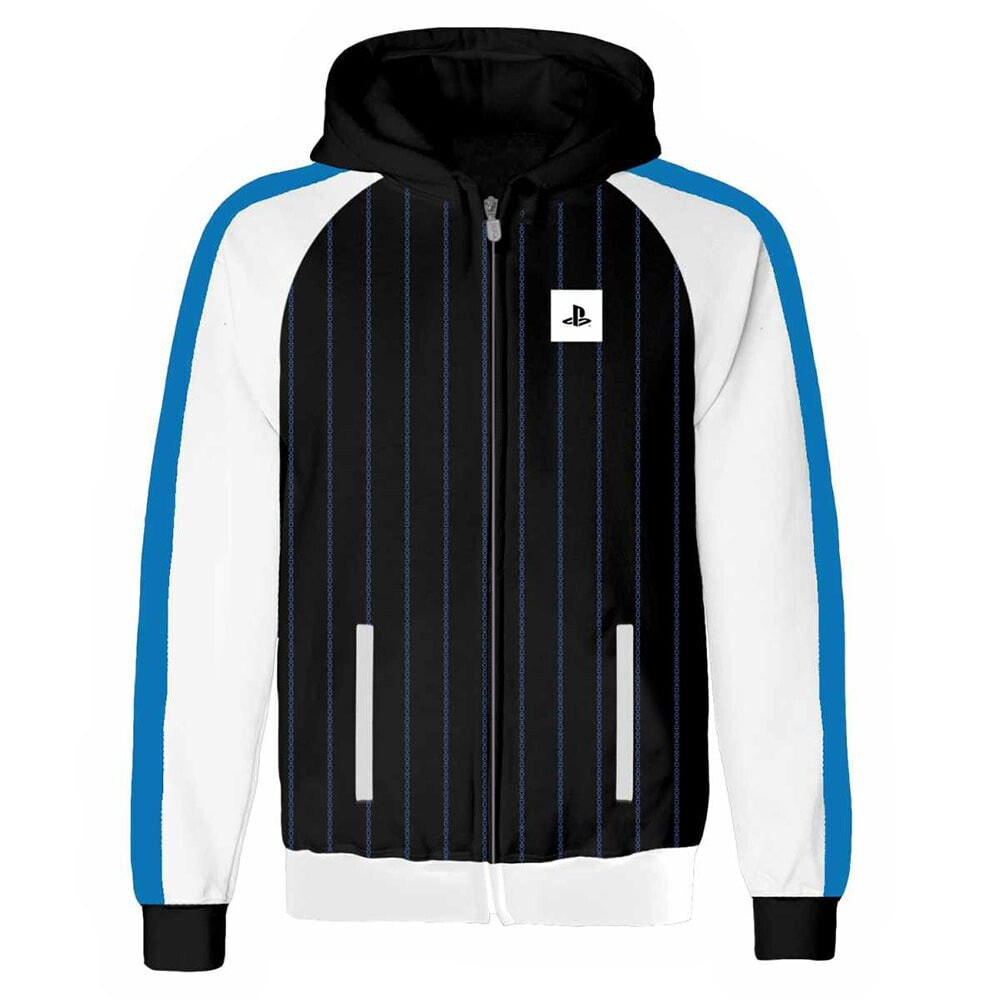 HEROES Playstation Striped Logo Full Zip Sweatshirt