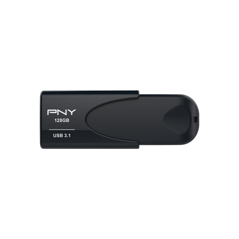 PNY Attache 4 USB флеш накопитель 128 GB USB тип-A 3.2 Gen 1 (3.1 Gen 1) Черный FD128ATT431KK-EF