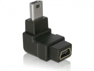 DeLOCK Adapter USB-B mini USB-B mini 5-pin Черный 65097