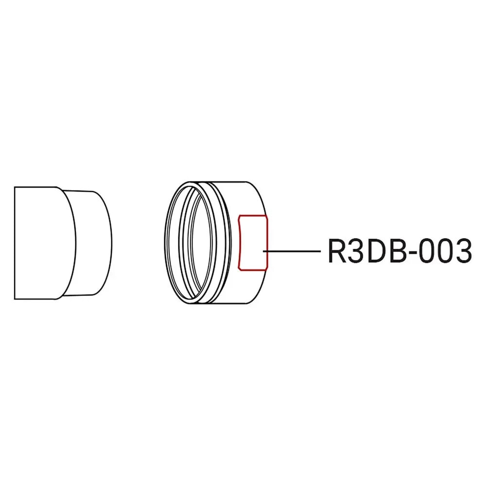 Fulcrum R3DB-003 Tuerca Derecha