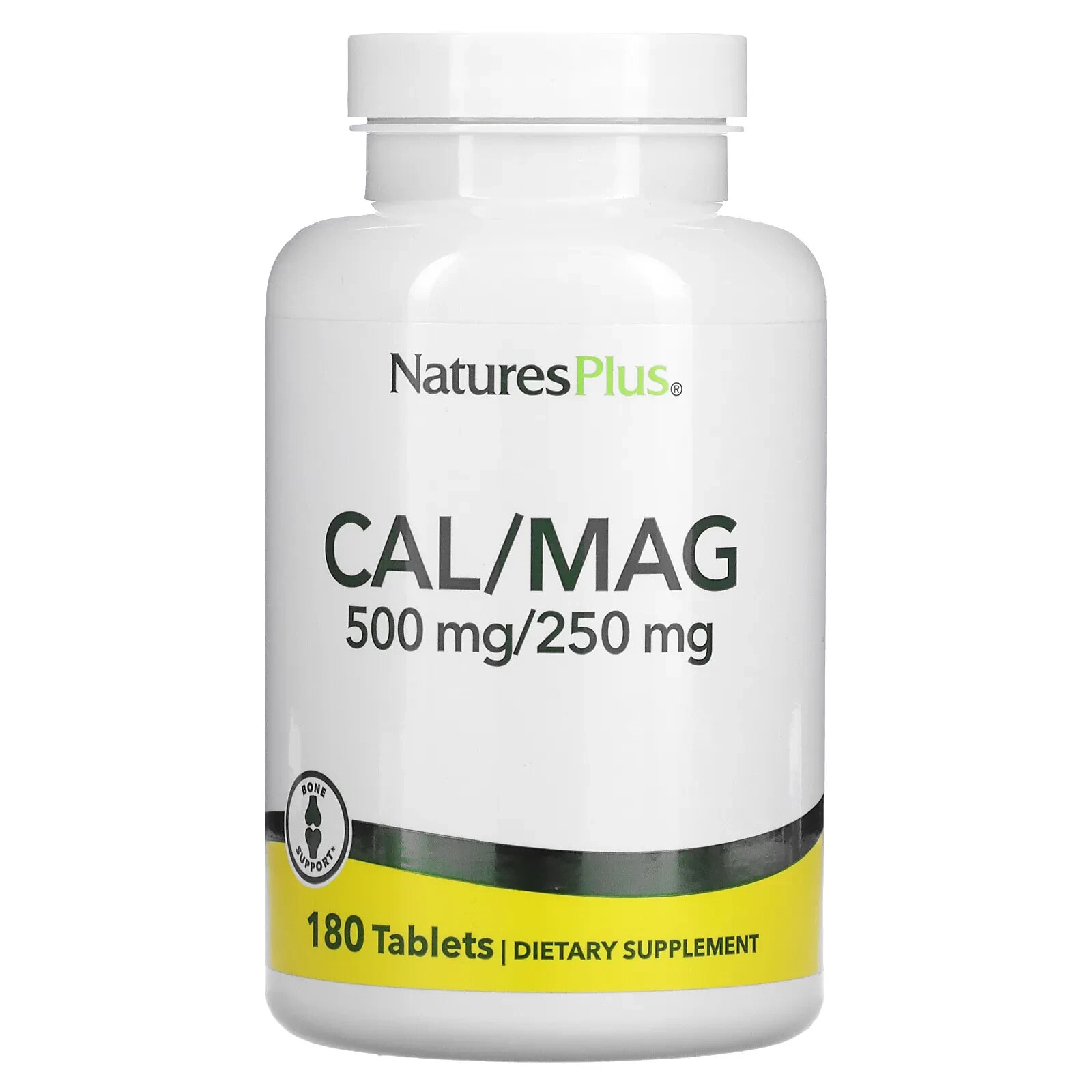 Натурес Плюс, Кальций и магний, 500/250 мг, 180 таблеток