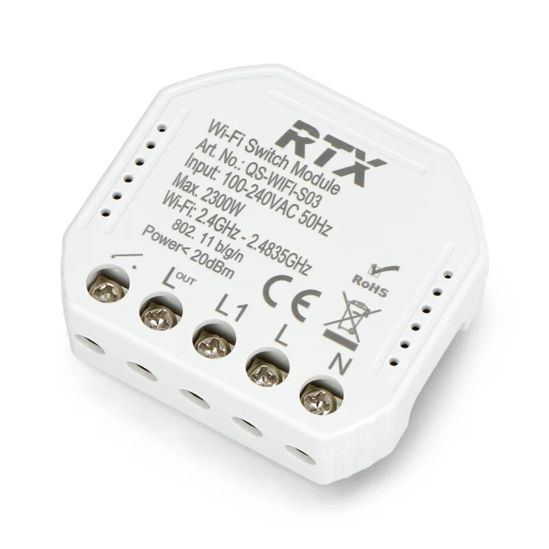 RTX Tuya WRS1 WiFi in-box relay