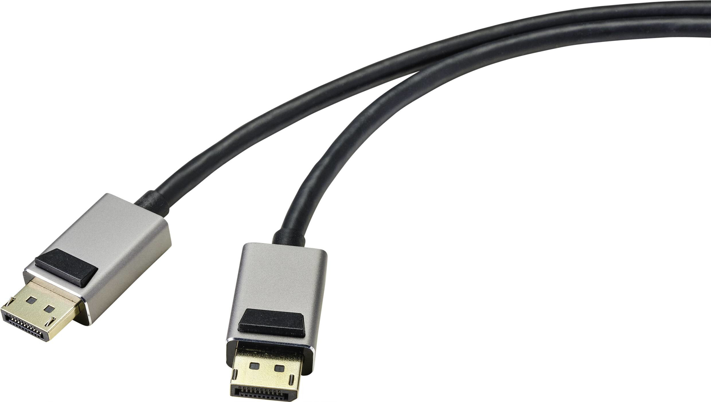 SpeaKa Professional DisplayPort Anschlusskabel Stecker Stecker 1.00 m Schwarz - Digital/Display/Video