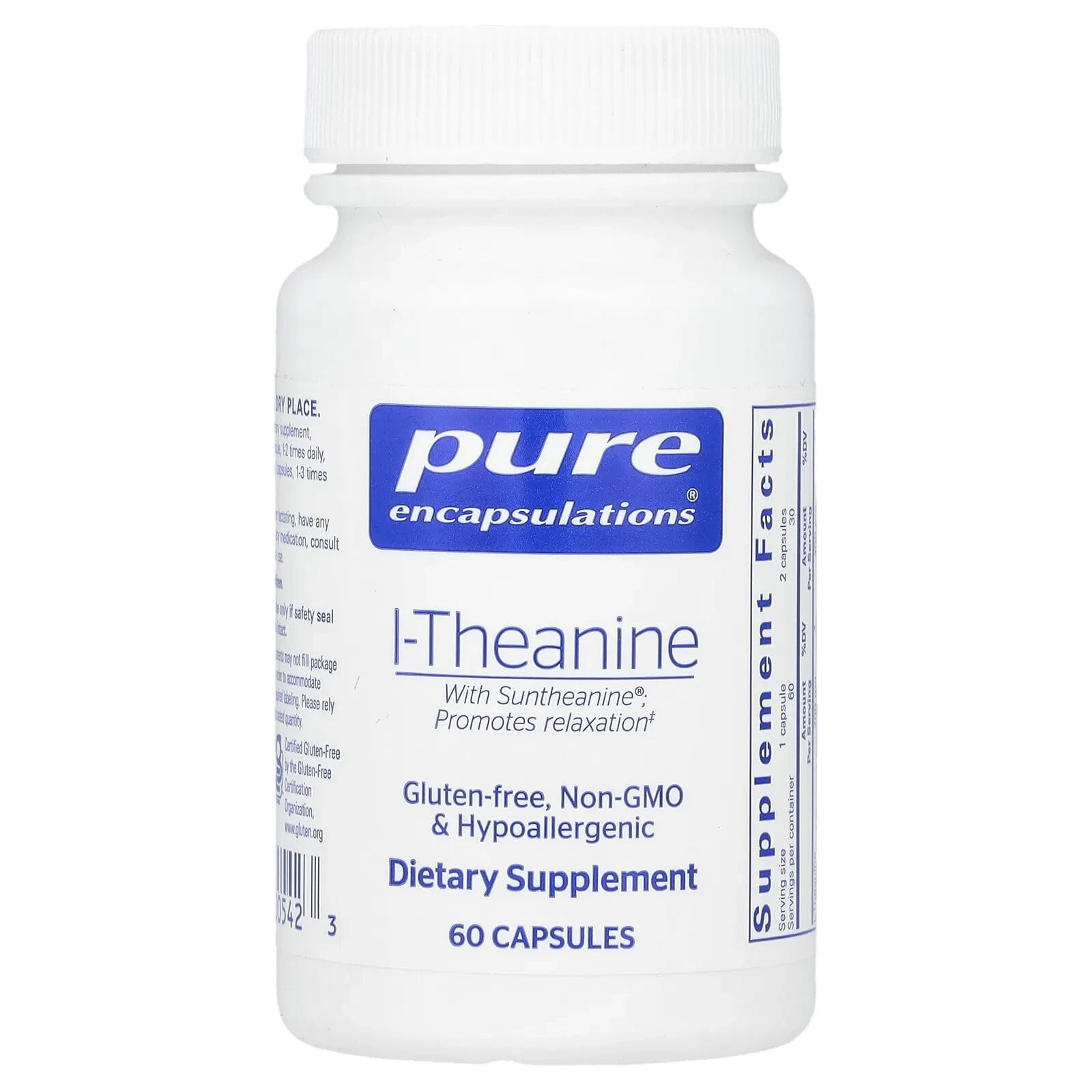 l-Theanine, 60 Capsules