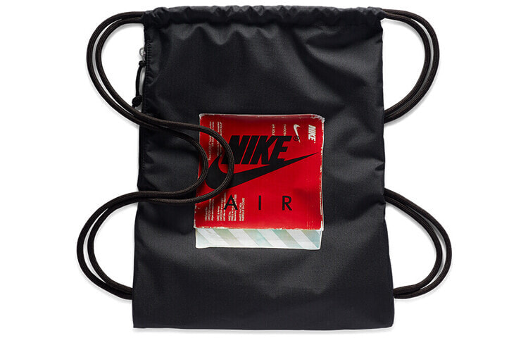 Nike Heritage Gmsk 抽绳束口 健身袋书包背包双肩包 男女同款情侣款 黑色 / Рюкзак Nike Heritage Gmsk BA6012-010