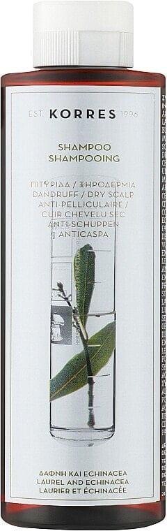 Anti-Schuppen Shampoo für trockene Kopfhaut - Korres Laurel And Echincea Shampoo For Dry Scalps And Dandruff