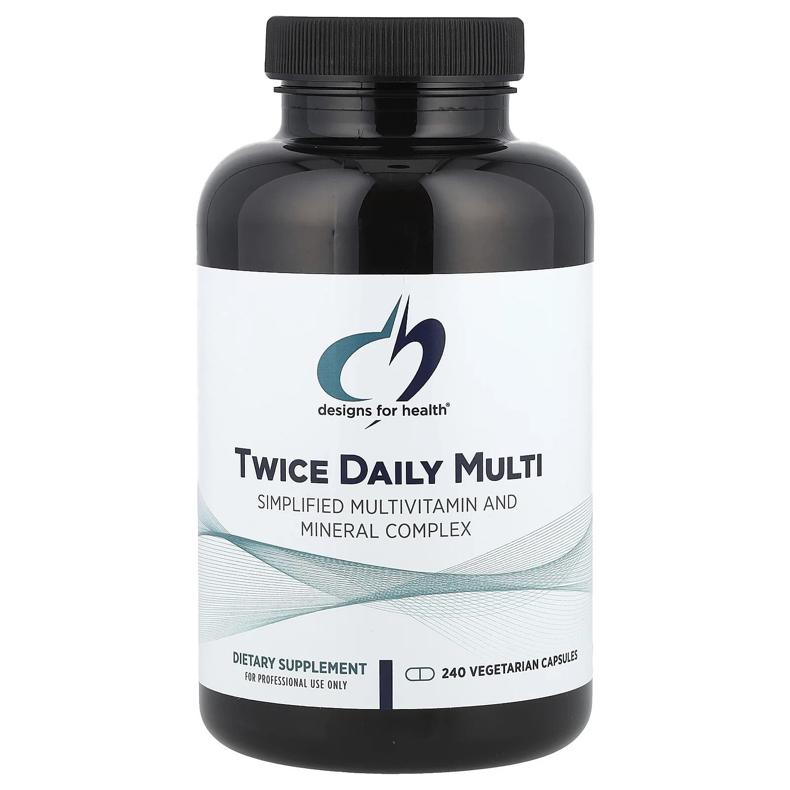 Twice Daily Multi, 240 Vegetarian Capsules