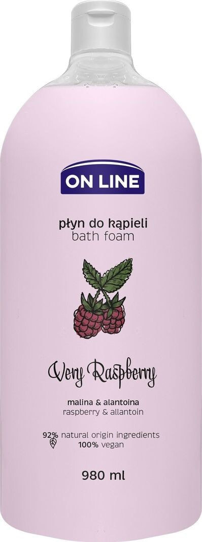 On Line Very Raspberry Bath Foam Пена для ванны c малиновым ароматом  980 мл