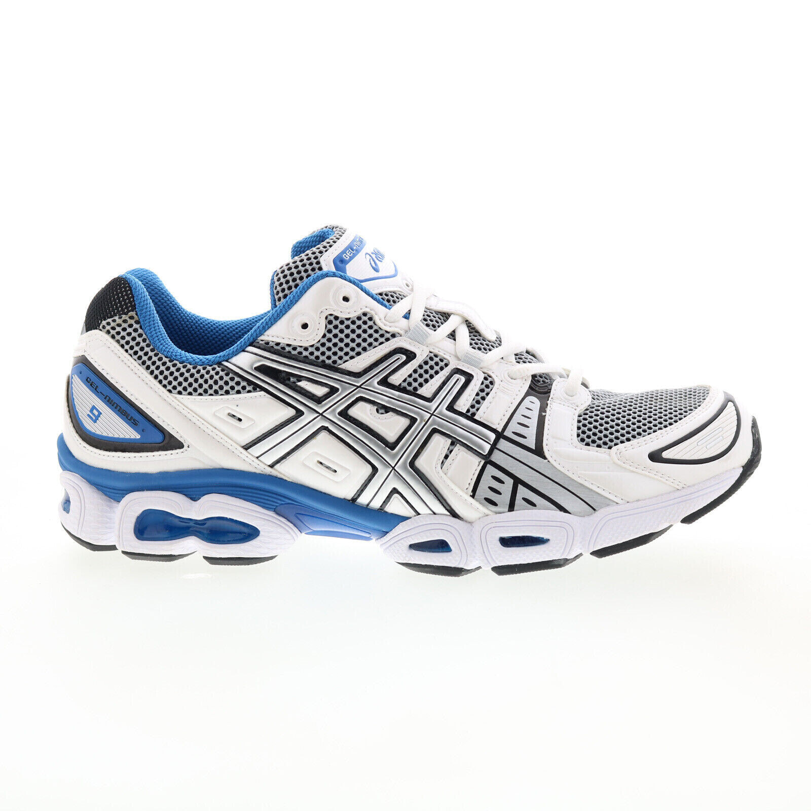 Asics Gel-Nimbus 9 1201A424-101 Mens White Lifestyle Sneakers Shoes