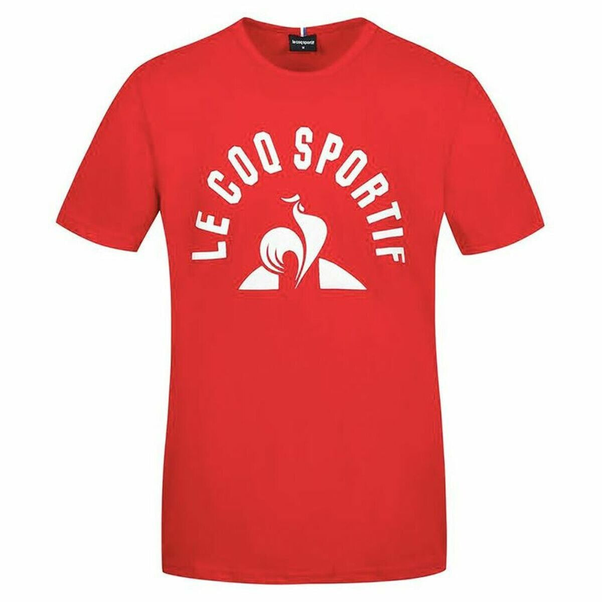 Men’s Short Sleeve T-Shirt Le coq sportif Bat Nº2 Red Men
